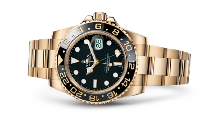 Rolex 116718LN-Black GMT-Master II 40mm Yellow Gold - фото 3