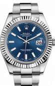 Rolex Datejust 116334 blio Steel and White Gold