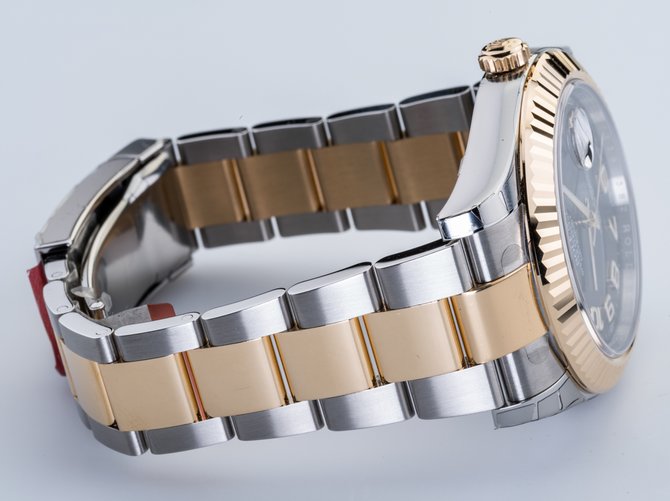 Rolex 116333 black Datejust Steel and Yellow Gold - фото 5