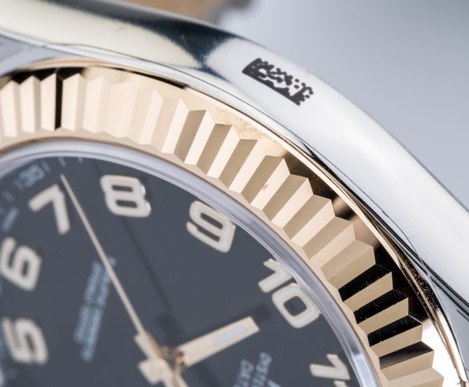Rolex 116333 black Datejust Steel and Yellow Gold - фото 14