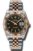 Rolex Часы Rolex Datejust 116261 bksj Turn-O-Graph Steel and Everose Gold