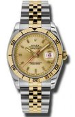 Rolex Datejust 116263 chsj Turn-O-Graph Steel and Everose Gold