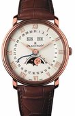 Blancpain Villeret 6654-3642-55b Moonphase & Complete Calendar 