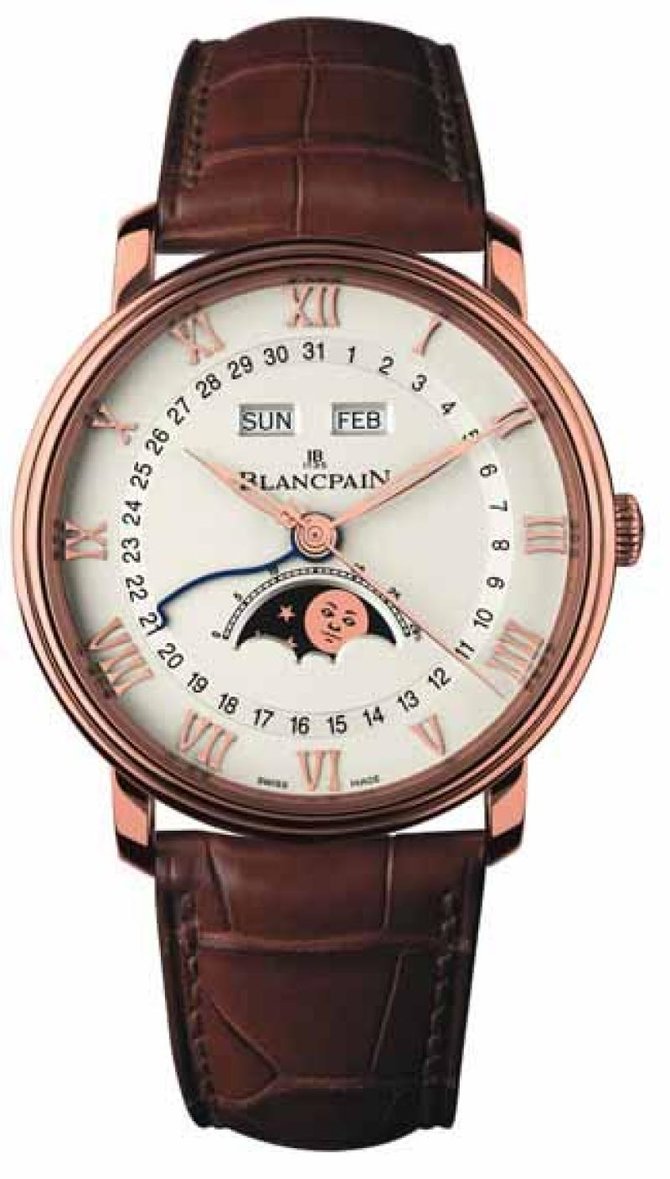 Blancpain 6654-3642-55b Villeret Moonphase & Complete Calendar  - фото 1
