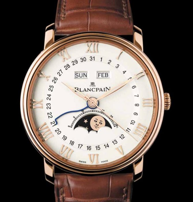 Blancpain 6654-3642-55b Villeret Moonphase & Complete Calendar  - фото 2