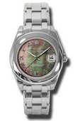 Rolex Datejust Ladies 81209 dkmr Special Edition White  Gold