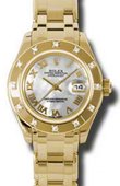 Rolex Datejust Ladies 80318 mr Pearlmaster  Yellow Gold