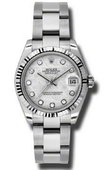 Rolex Часы Rolex Datejust Ladies 178274 mtdo Steel and White Gold