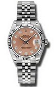 Rolex Datejust Ladies 178274 pdj Steel and White Gold