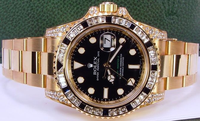 Rolex 116758SANR GMT-Master II 40mm Yellow Gold - фото 2