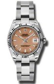 Rolex Часы Rolex Datejust Ladies 178274 pso Steel and White Gold