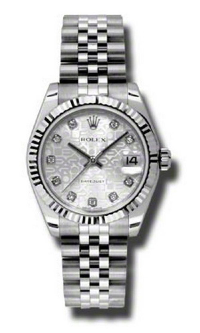 Rolex 178274 silver jubilee Datejust Ladies Steel and White Gold - фото 1