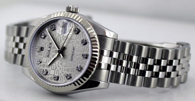 Rolex 178274 silver jubilee Datejust Ladies Steel and White Gold - фото 2