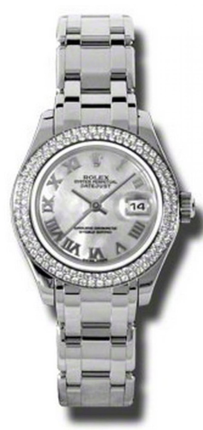 Rolex 80339 mr Datejust Ladies Pearlmaster White Gold - фото 1