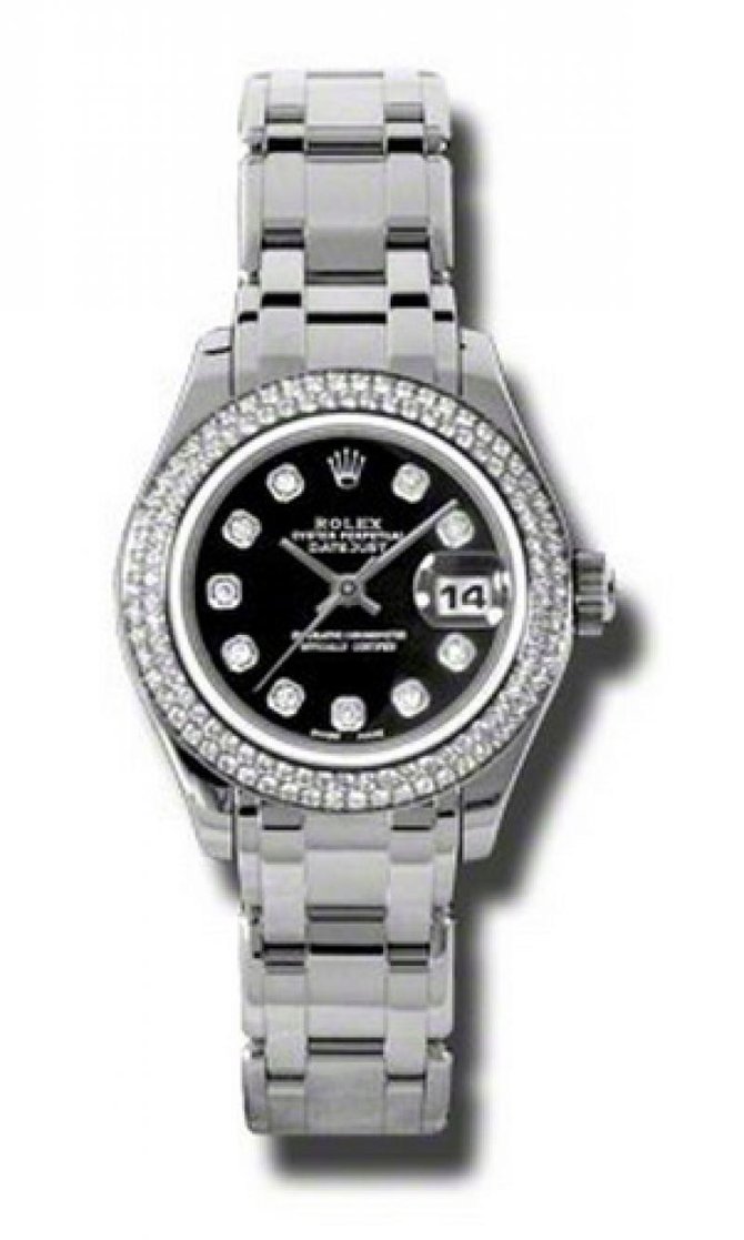 Rolex 80339 bkd Datejust Ladies Lady-Datejust Pearlmaster White Gold - фото 1
