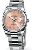 Rolex Oyster Perpetual 115200 Pink Date Steel