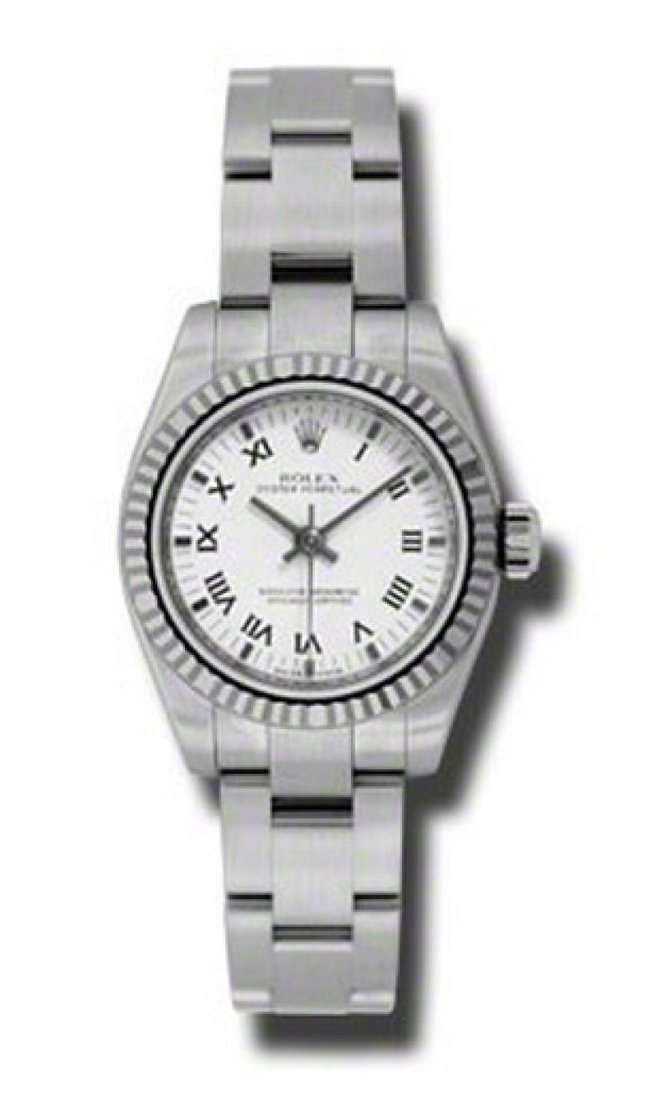 Rolex 176234 wbkro Oyster Perpetual Lady Steel and White Gold - фото 1