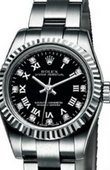 Rolex Часы Rolex Oyster Perpetual 176234 Black D Lady Steel and White Gold