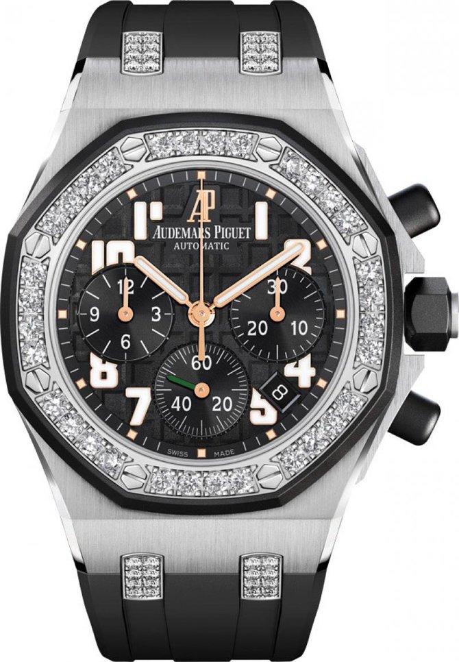 Audemars Piguet 26211SK.ZZ.D002CA.01 Royal Oak Offshore LadyCat Chronograph Limited Edition 150 - фото 1