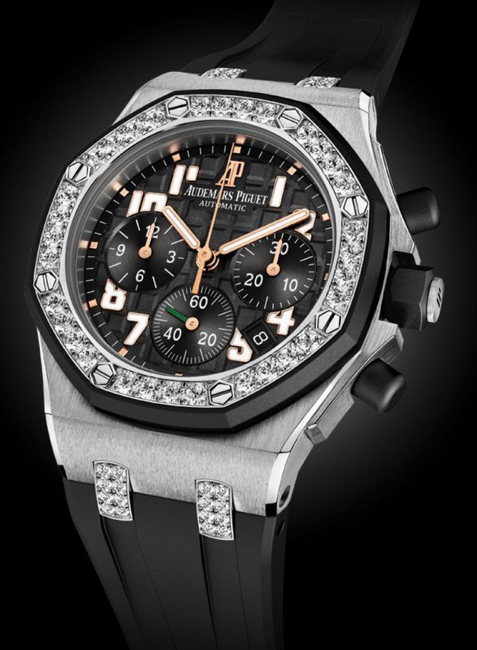 Audemars Piguet 26211SK.ZZ.D002CA.01 Royal Oak Offshore LadyCat Chronograph Limited Edition 150 - фото 2