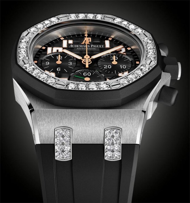 Audemars Piguet 26211SK.ZZ.D002CA.01 Royal Oak Offshore LadyCat Chronograph Limited Edition 150 - фото 3