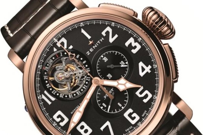 Zenith 87.2430.4035/21.C721 Pilot Montre d'Aeronef Type 20 Tourbillon - фото 2