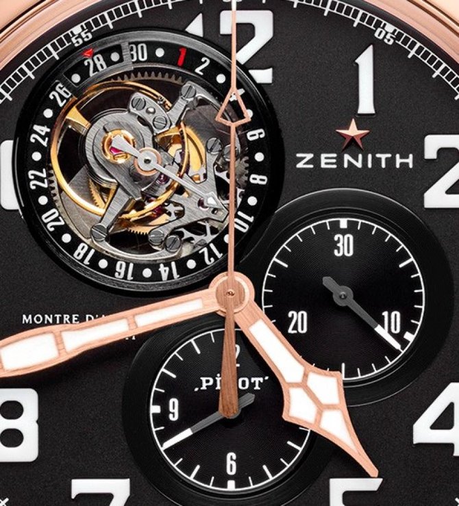 Zenith 87.2430.4035/21.C721 Pilot Montre d'Aeronef Type 20 Tourbillon - фото 3