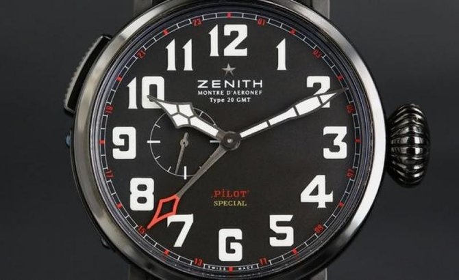 Zenith 96.2430.693/21.C703 Pilot Montre d’Aeronef Type 20 GMT - фото 2