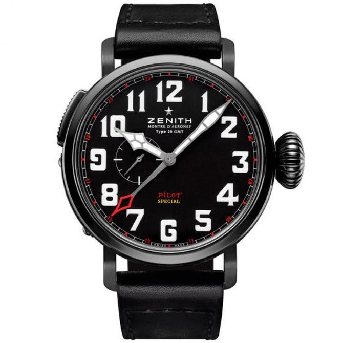Zenith 96.2430.693/21.C703 Pilot Montre d’Aeronef Type 20 GMT - фото 1