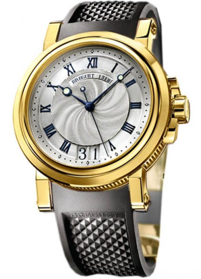 Breguet 5817BA/12/9V8 rubber Marine II Automatic Big Date