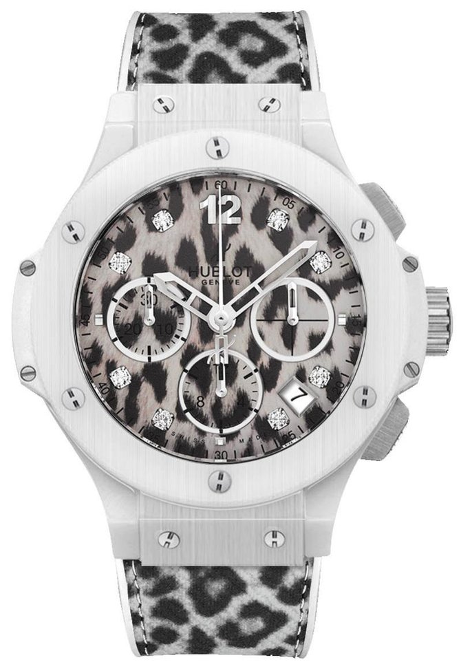 Hublot 341.HX.7717.NR.MRI13 Big Bang 41mm Ladies Snow Leopard Maria Hofl-Riesch - фото 1