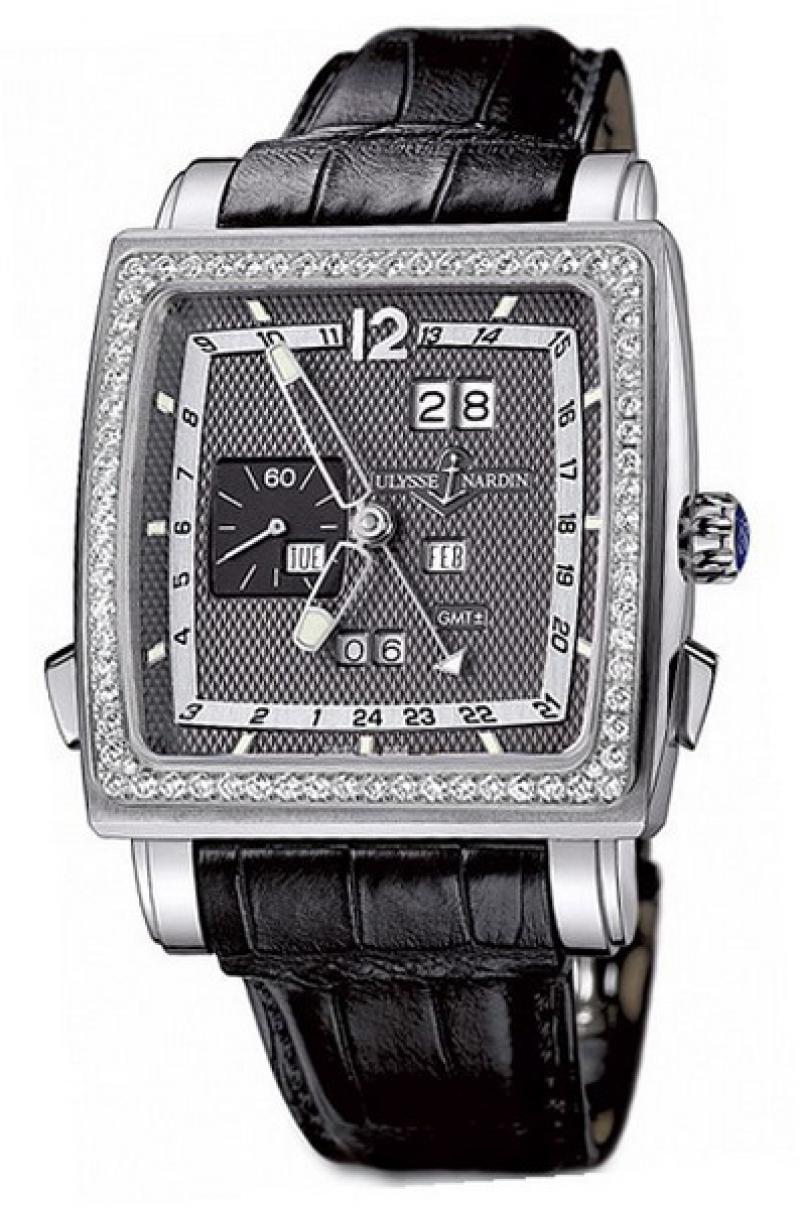 320-90B/69 Ulysse Nardin Quadrato Dual Time Quadrato