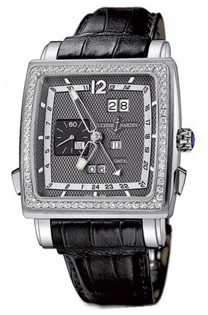 Ulysse Nardin 320-90B/69 Quadrato Quadrato Dual Time