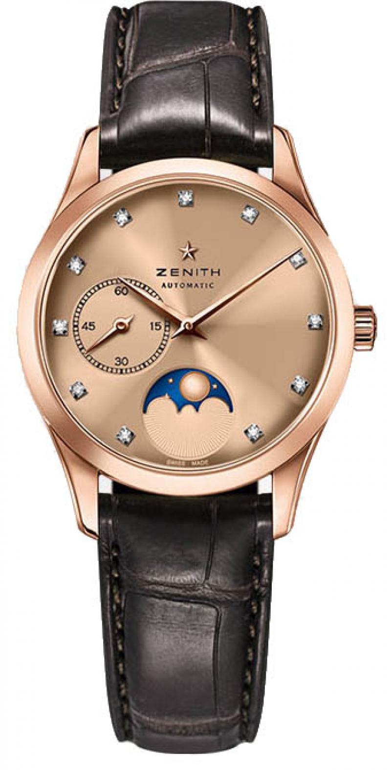 18.2310.692/95.C498 Zenith ULTRA THIN LADY MOONPHASE Ladies Collection