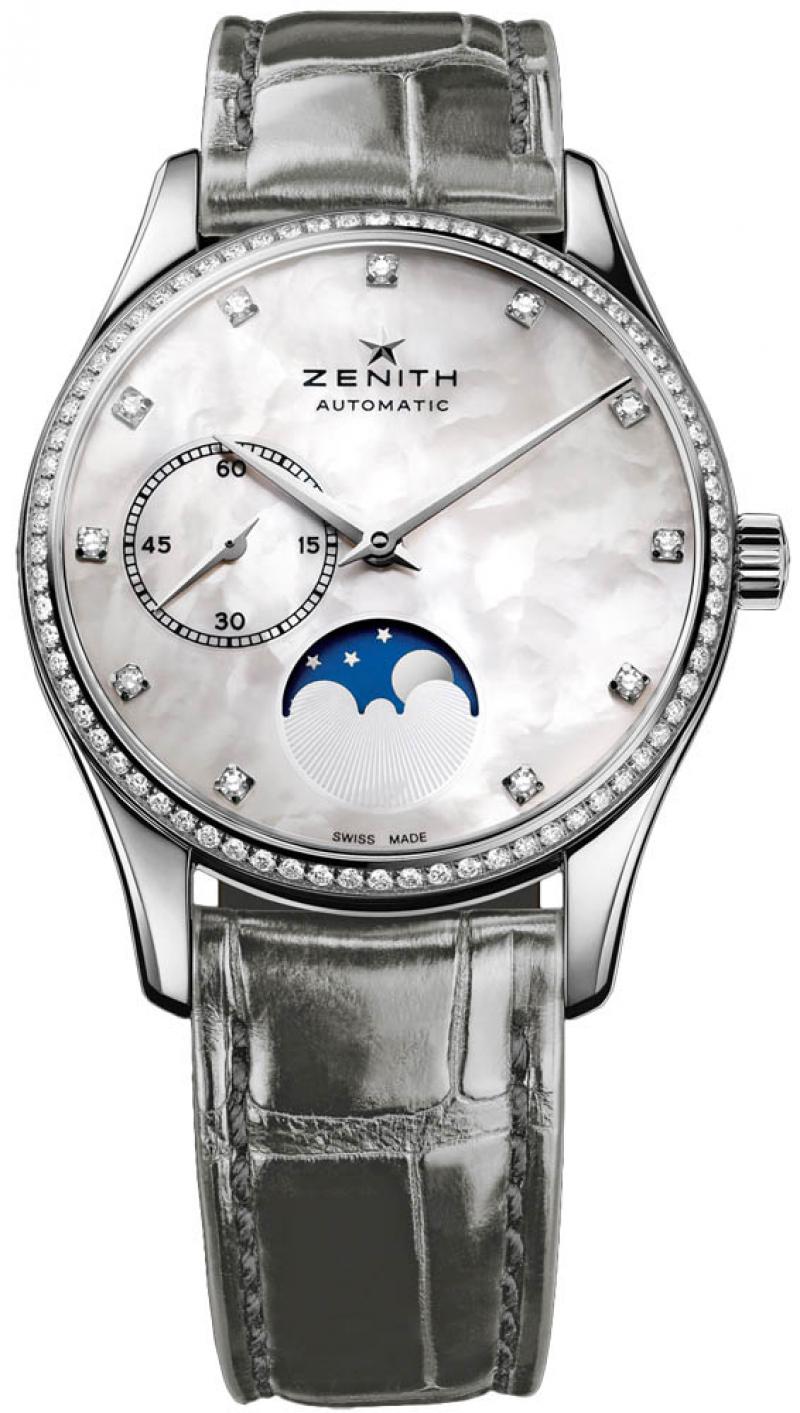 16.2310.692/81.C706 Zenith Heritage Ultra Thin Moonphase Ladies Collection