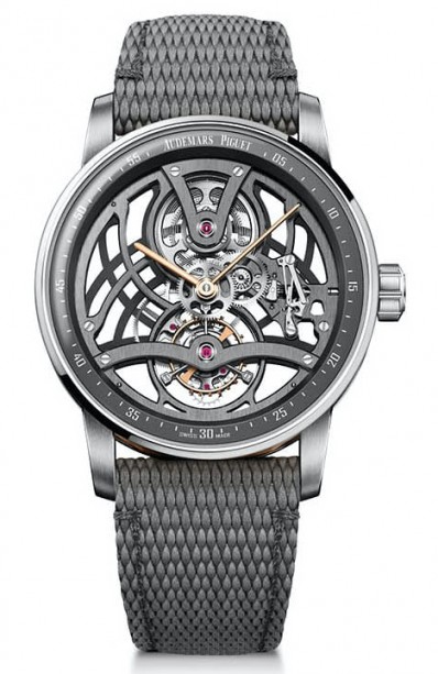 26600CR.OO.D009KB.01 Audemars Piguet Tourbillon Openworked 41 mm CODE 11.59