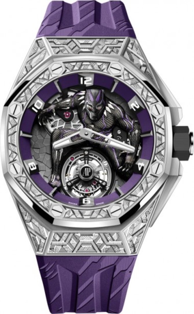 Audemars Piguet 26623BC.GG.D077CA.01 Royal Oak Concept Marvel Black Panther Flying Tourbillon