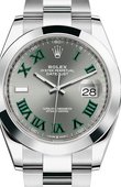 Rolex Часы Rolex Datejust 126300 Slate 41 Steel Smooth Bezel Oyster