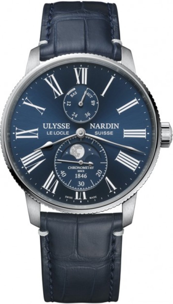 Ulysse Nardin 1193-310LE-3A-175/1A Marine Manufacture Torpilleur Moonphase 42 mm