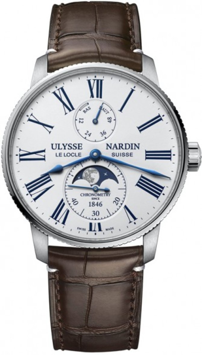 Ulysse Nardin 1193-310LE-0A-175/1B Marine Manufacture Torpilleur Moonphase 42 mm