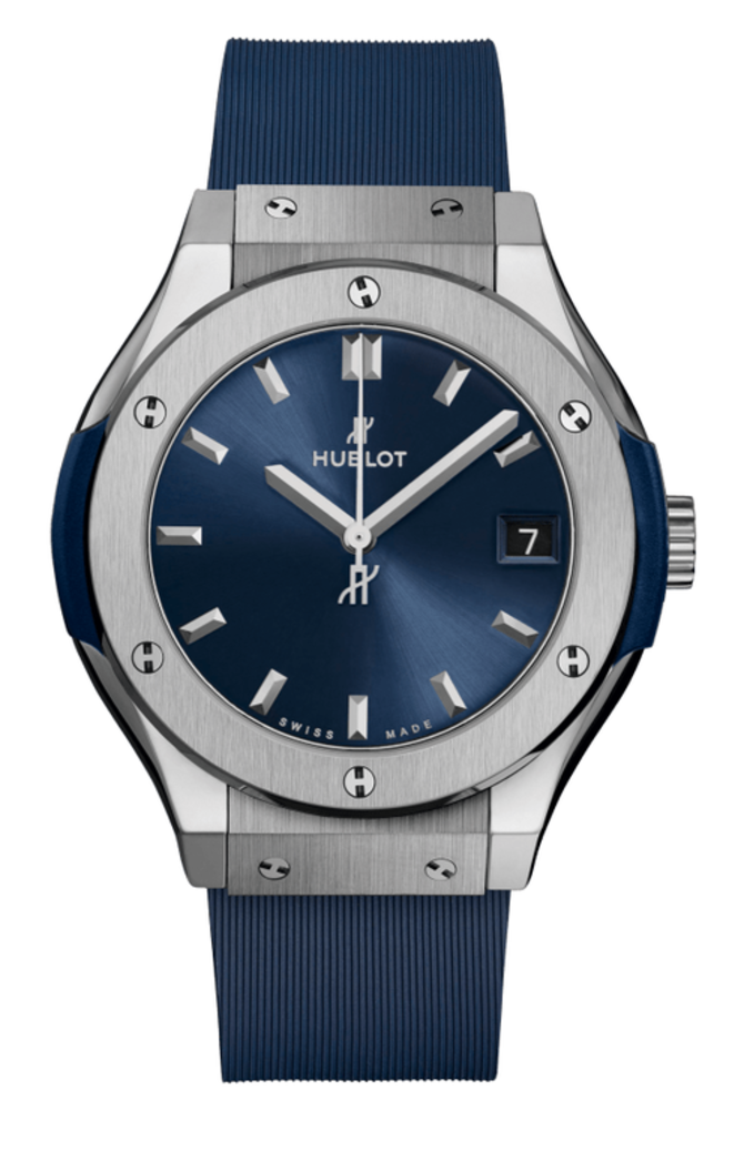 Hublot 581.NX.7170.RX Classic Fusion Titanium Blue 