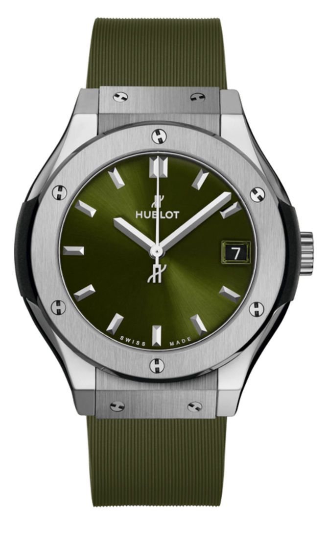 Hublot 581.NX.8970.RX Classic Fusion Titanium Green 