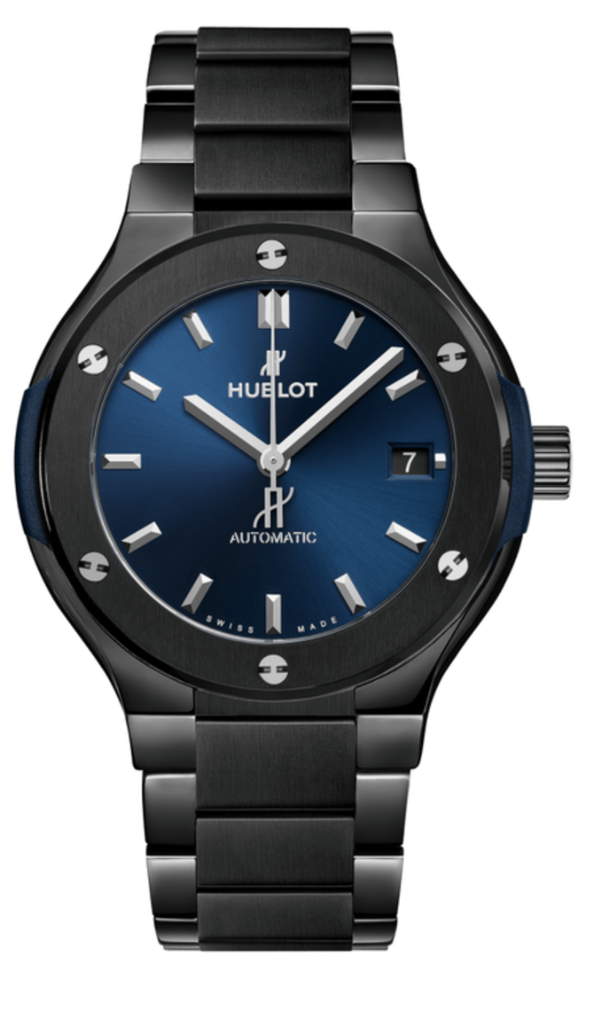 Hublot 568.CM.7170.CM Classic Fusion Ceramic Blue Bracelet