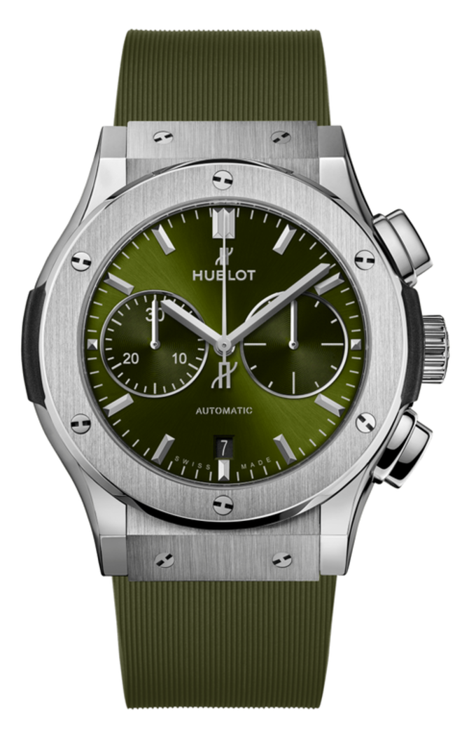 Hublot 521.NX.8970.RX Classic Fusion Chronograph Titanium Green