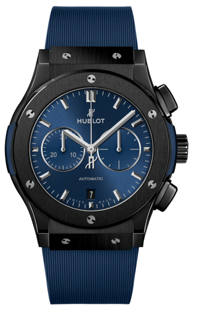 Hublot 541.CM.7170.RX Classic Fusion Ceramic Blue Chronograph