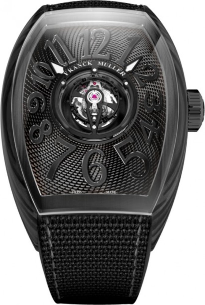 Franck Muller CX-40-T-CTR-CARBON Evolution/Revolution Cintree Curvex Grand Central Tourbillon