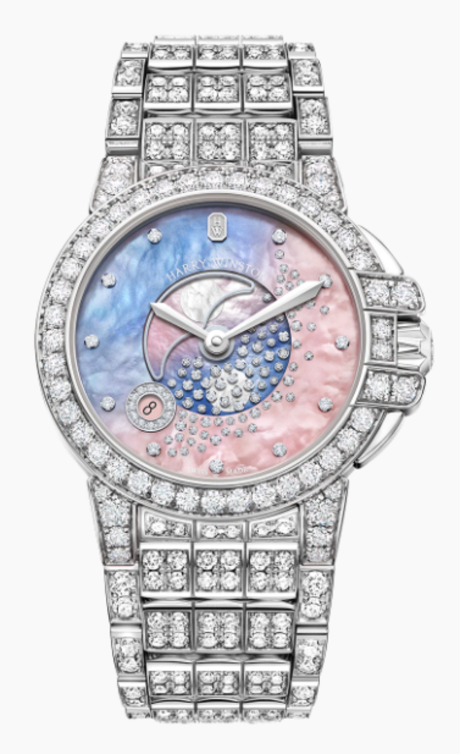 Harry Winston OCEQMP36WW029 Ocean Moon Phase 36 mm