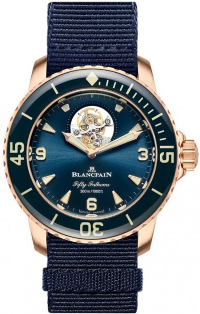 Blancpain 5025-36B40-NAOA Fifty Fathoms Tourbillon 8 Jours