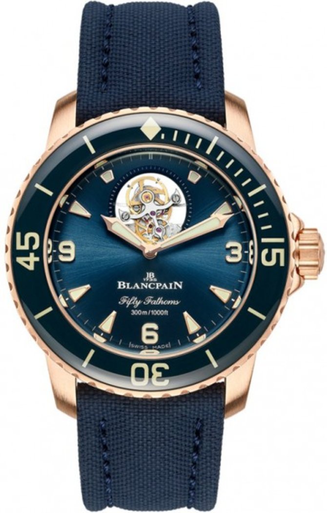 Blancpain 5025-36B40-O52 Fifty Fathoms Tourbillon 8 Jours