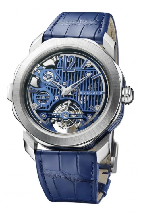 103627 Bvlgari Roma Blue Carillon Tourbillon Octo